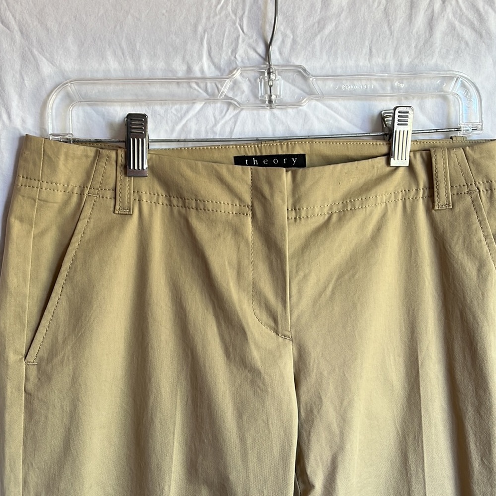 theory beige pants